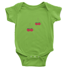 Load image into Gallery viewer, Onesie Short Sleeve Summer Fruta Cherries