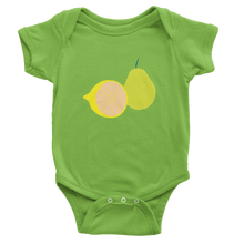 Load image into Gallery viewer, Onesie Short Sleeve Summer Fruta Lemon & Pear