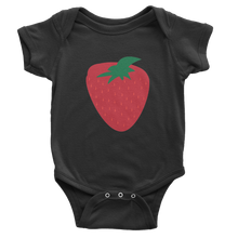 Load image into Gallery viewer, Onesie Short Sleeve Summer Fruta Strawberry
