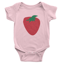 Load image into Gallery viewer, Onesie Short Sleeve Summer Fruta Strawberry