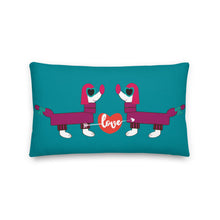 Load image into Gallery viewer, Premium Pillow LOVE DIVERSITY LGBTQ 1  20x12