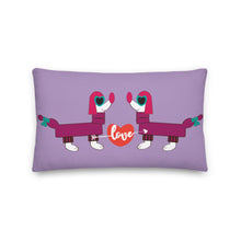Load image into Gallery viewer, Premium Pillow LOVE DIVERSITY LGBTQ 1  20x12