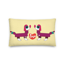 Load image into Gallery viewer, Premium Pillow LOVE DIVERSITY LGBTQ 1  20x12