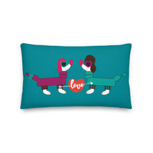 Load image into Gallery viewer, Premium Pillow LOVE DIVERSITY 20x12
