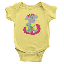 Load image into Gallery viewer, Onesie Short Sleeve Elephant mummy with baby