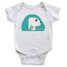 Load image into Gallery viewer, Onesie Short Sleeve Happy Dog