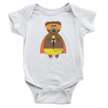 Load image into Gallery viewer, Onesie Short Sleeve Bear Singer Musical Band