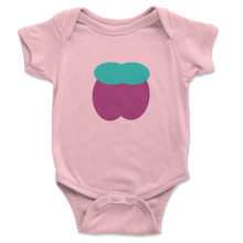 Load image into Gallery viewer, Onesie Short Sleeve Summer Fruta Plum