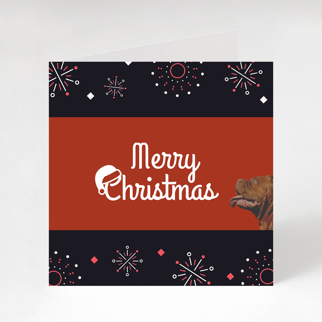 Merry Christmas Card - Dog Wishes (£2.40 each OR  3 CARDS FOR £5.60)