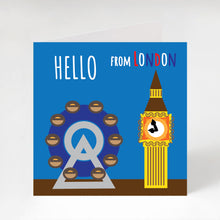 Load image into Gallery viewer, Greeting Card from London Collection - Hello From London