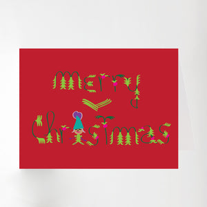 Merry Christmas Card -  Merry Christmas (£2.60 each OR  3 CARDS FOR £5.80)