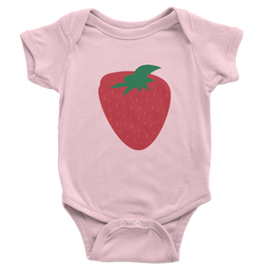 Onesie Short Sleeve Summer Fruta Strawberry