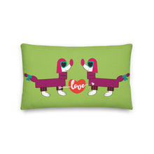 Load image into Gallery viewer, Premium Pillow LOVE DIVERSITY LGBTQ 1  20x12